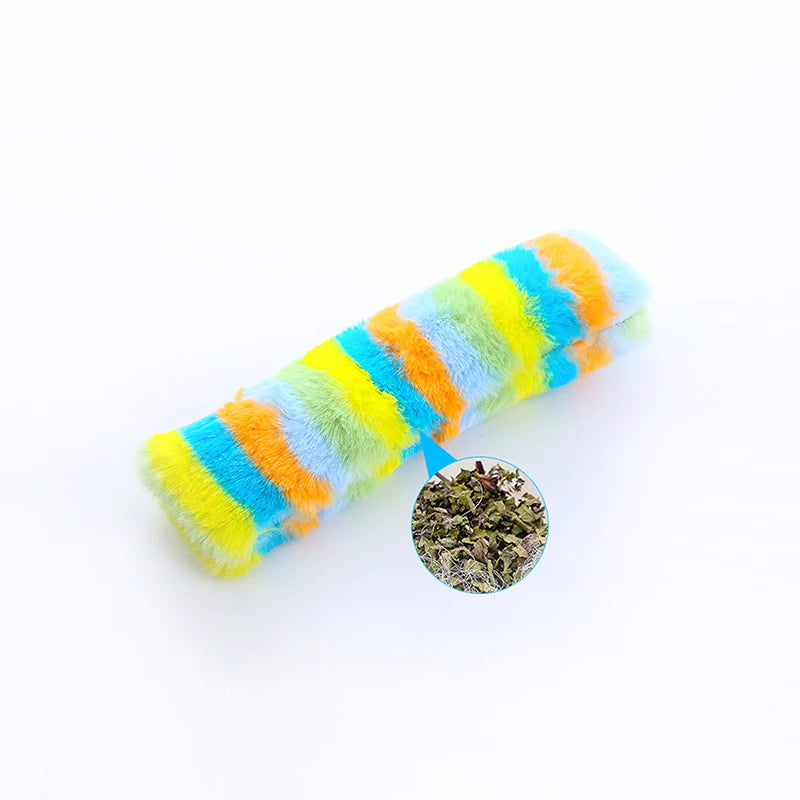 Cat Toy Plush Pillow with Catnip, Bite Resistant Interactive Toy