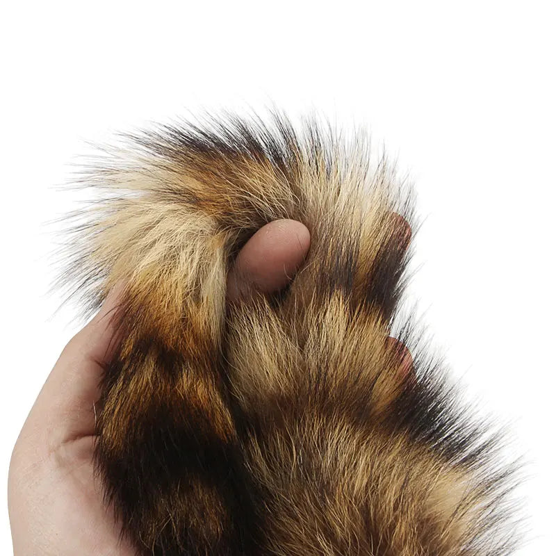 Furry, Funny Cat Toy, Replaceable Cat Teaser Stick with Artificial Tail