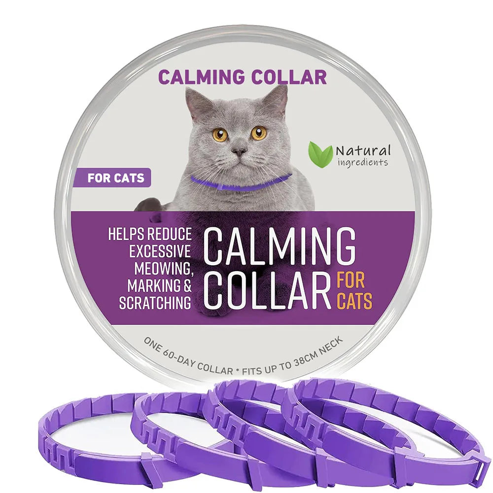 Calming Collar for Cats and Dogs, Calming Collar for Anxiety, Effective Relief for Anxiety and Stress