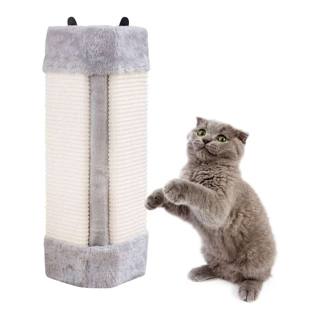 Foldable Cat Scratcher Board — Natural Sisal, Wall & Door Mountable, Sofa Protector