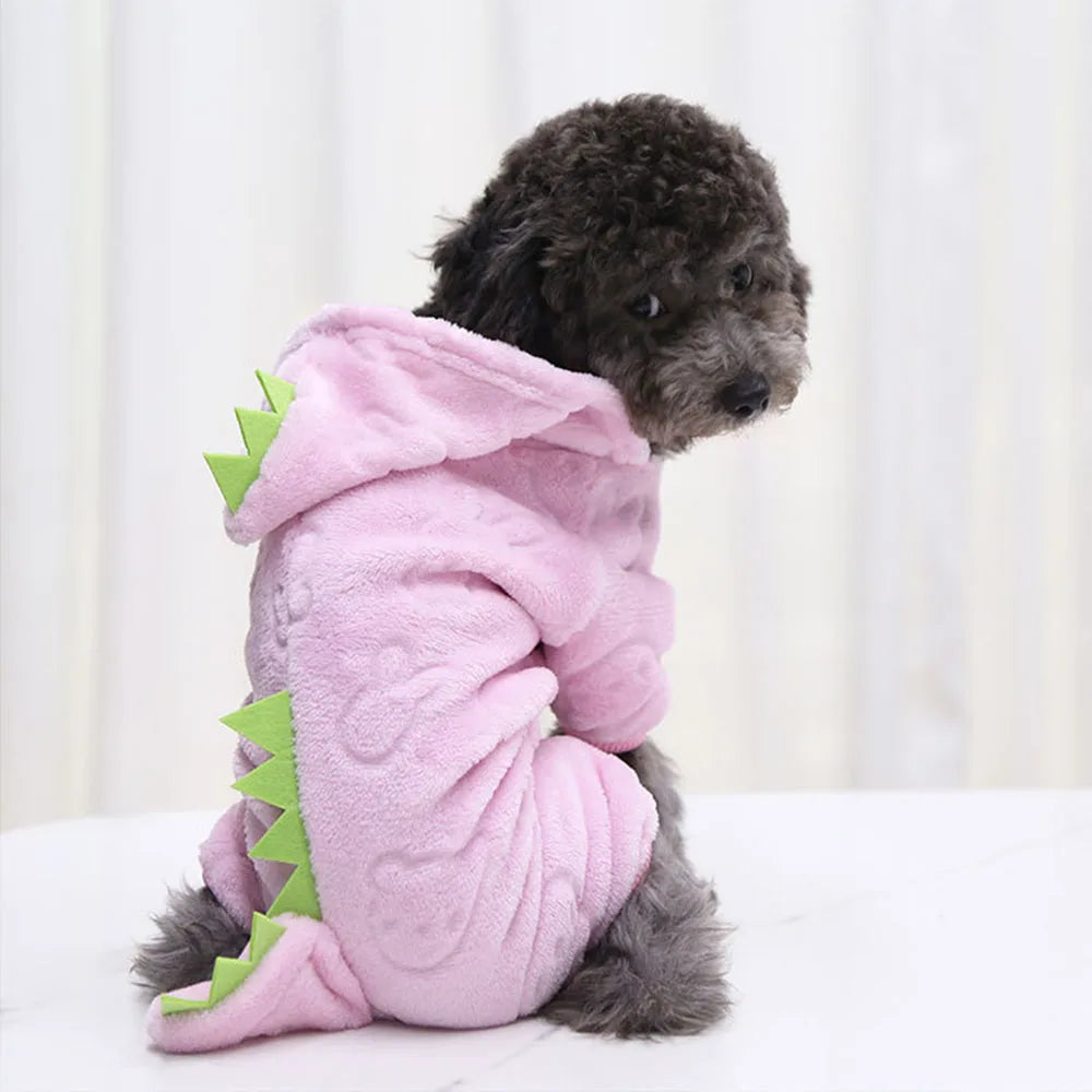 Pet Cat and Dog Funny Dinosaur Costume