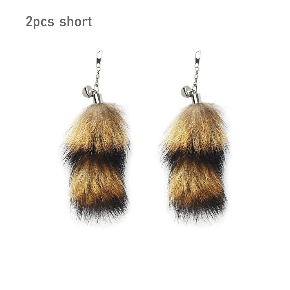 Furry, Funny Cat Toy, Replaceable Cat Teaser Stick with Artificial Tail