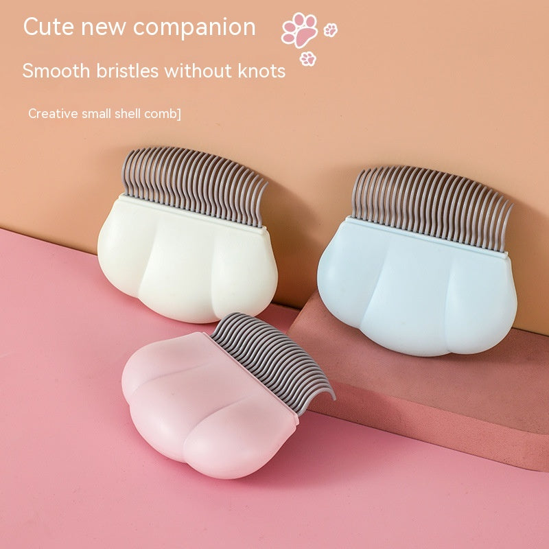 Dog Grooming Comb Comfortable Pet Small Lice Flea Combs Universal Shedding Brush Shell Comb Removes Tangles for Dogs Rabbit Pets Products