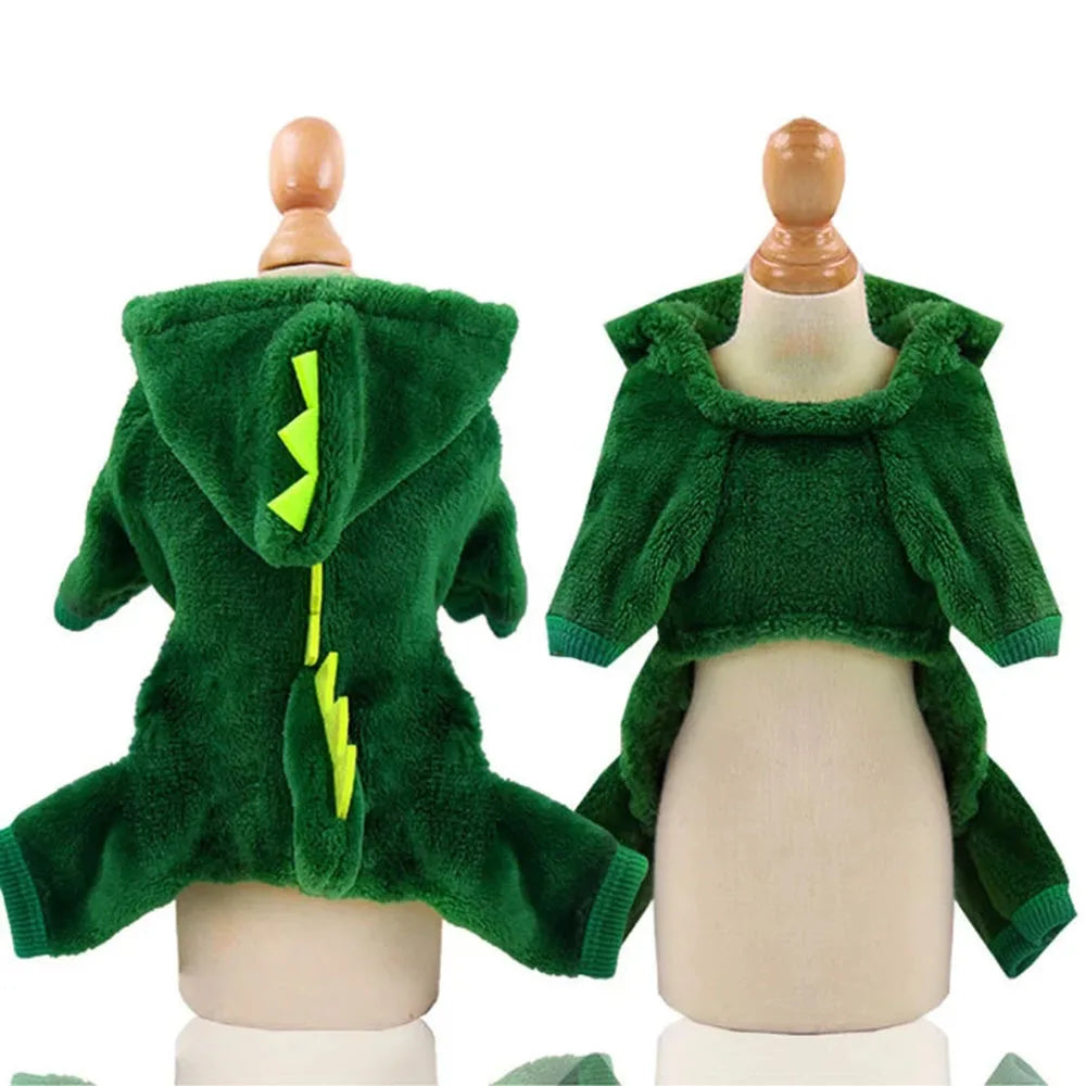 Pet Cat and Dog Funny Dinosaur Costume