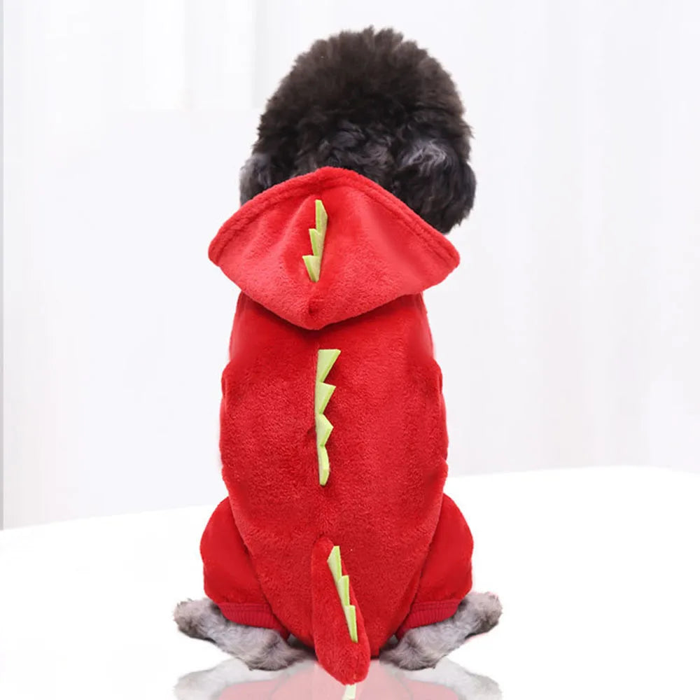 Pet Cat and Dog Funny Dinosaur Costume