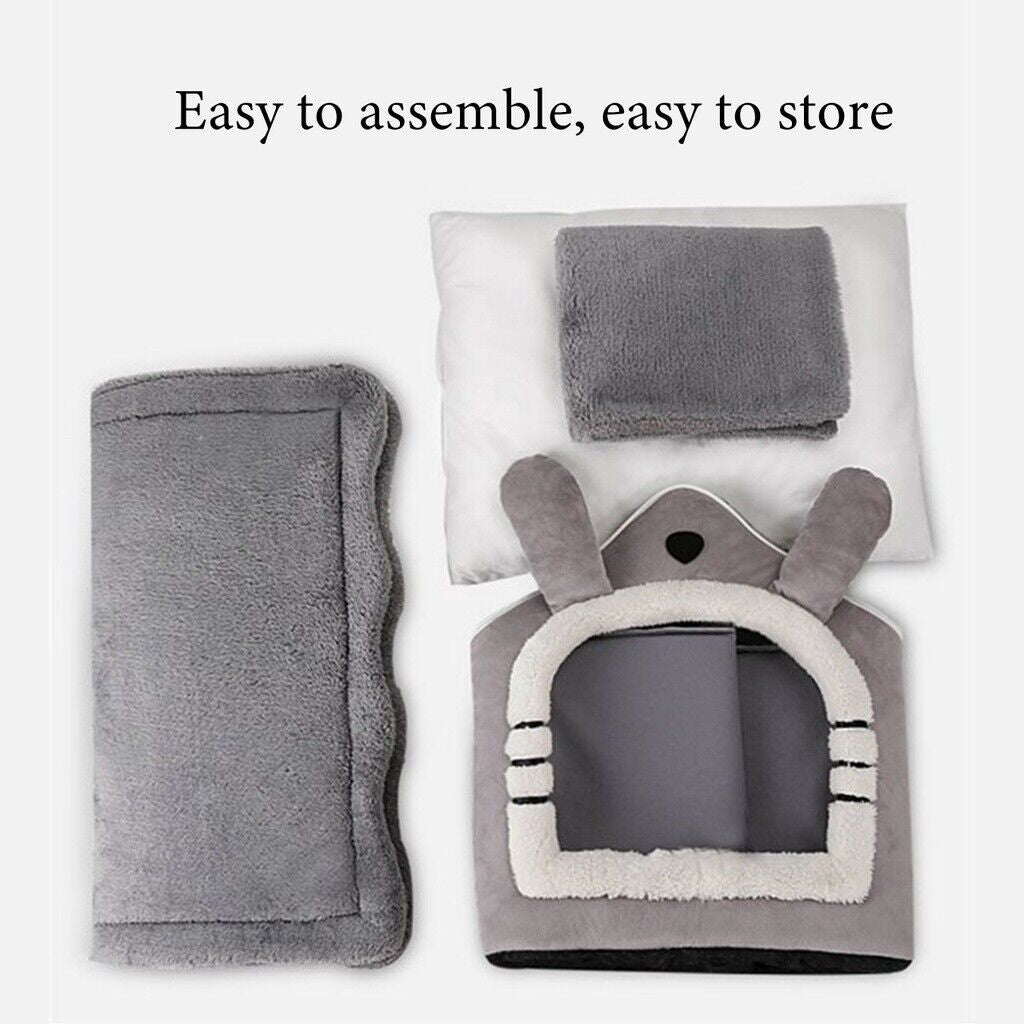 Pet Cat, Kitten or Dog Bed, Extra Cosy and Warm, Washable