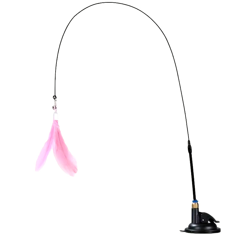 Cat Teaser Toy - Interactive Bell & Feather Wand